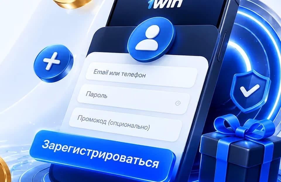 Регистрация 1win с промокодом