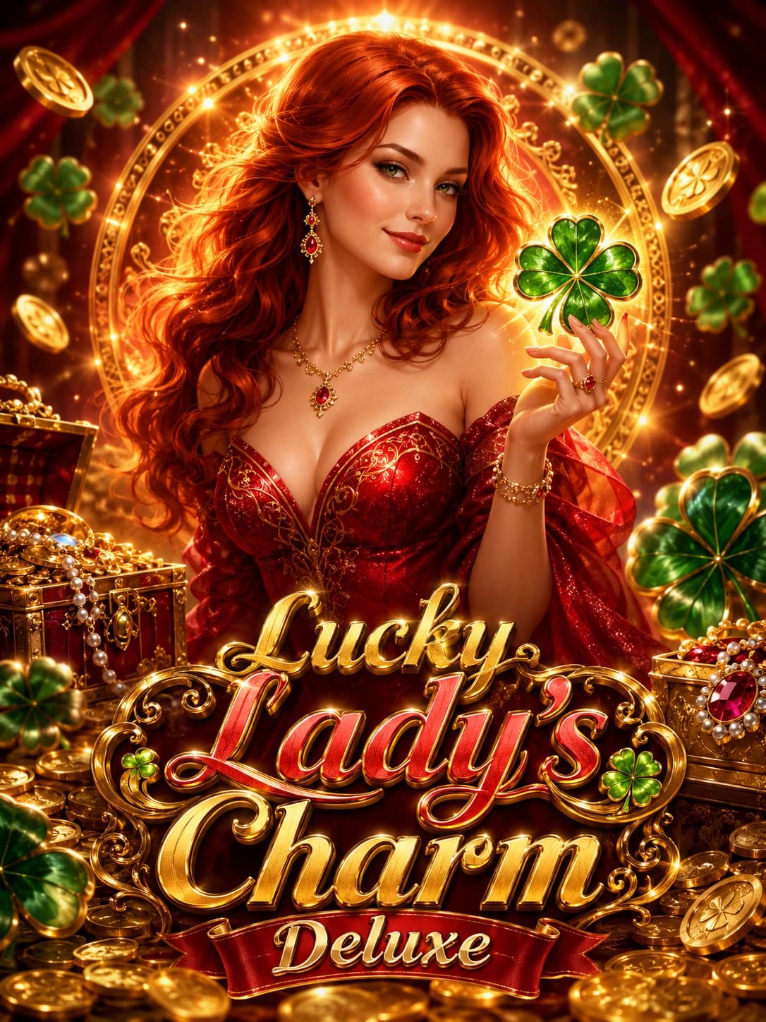 Lucky Lady's Charm deluxe — обложка слота